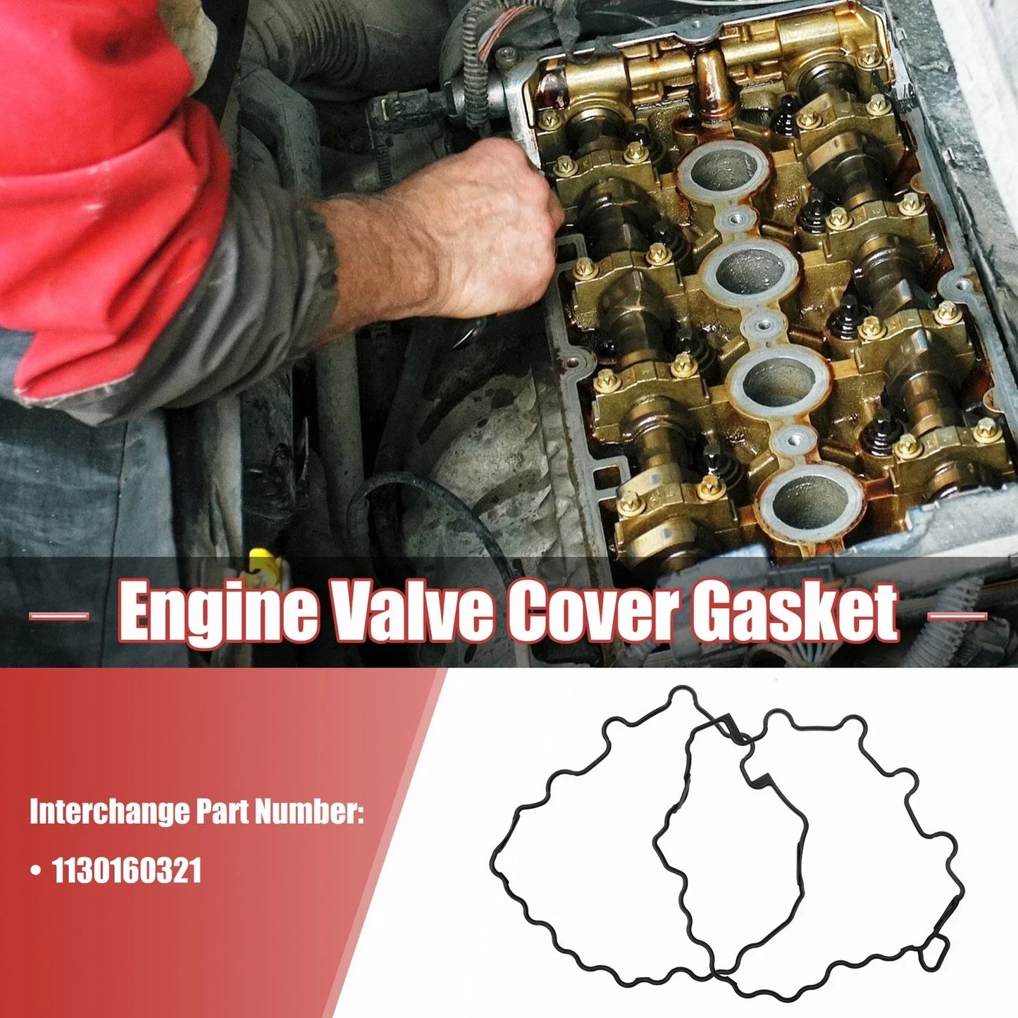 Engine Valve Cover Gasket for Mercedes-Benz C55 AMG (2005-2006)