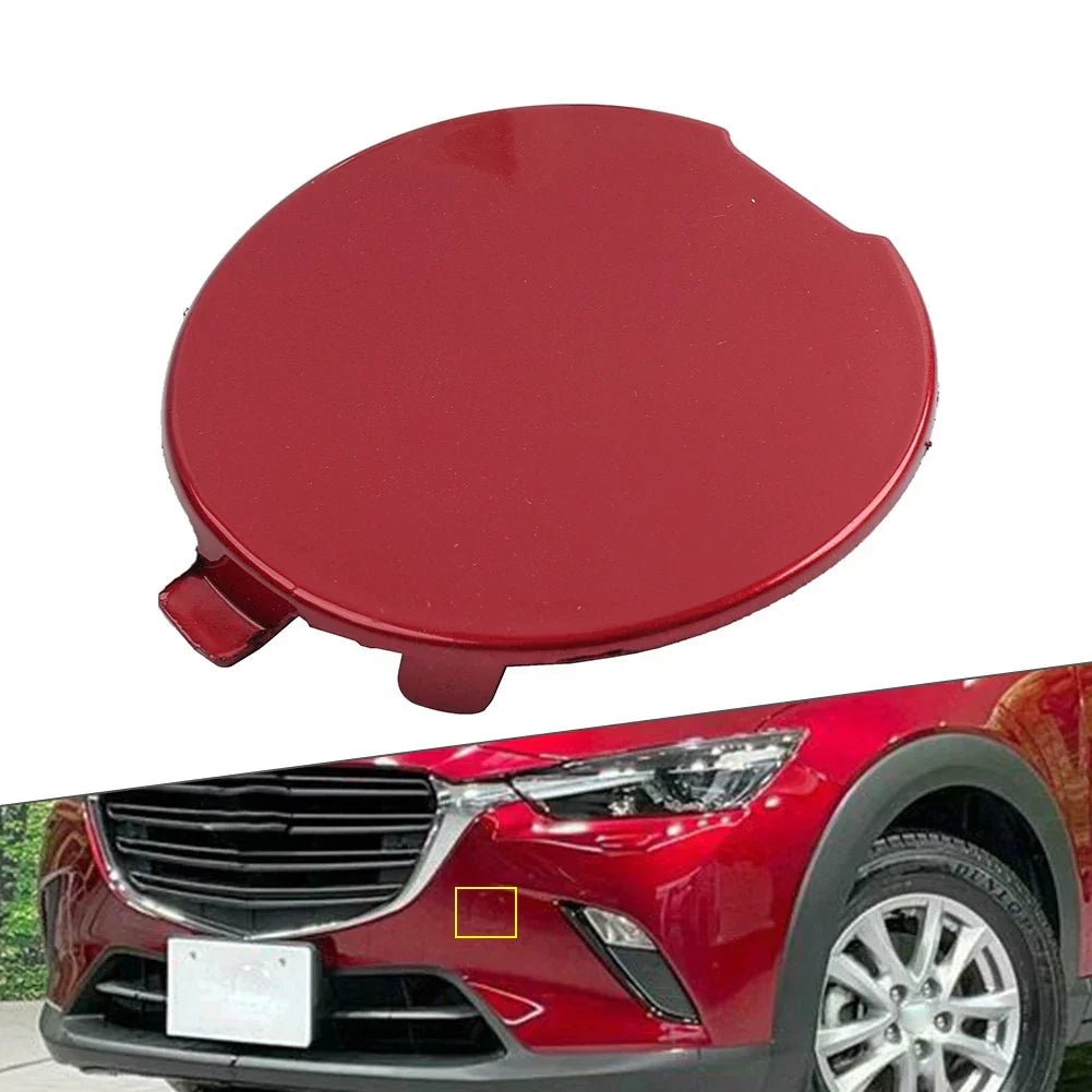 Red Front Bumper Towing Hook Eye Cover for Mazda CX-3 (2014-2023)