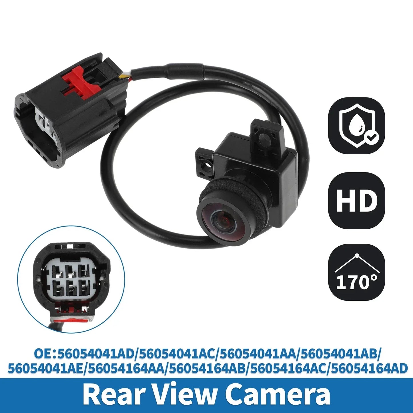 Rear View Park Assist Backup Camera for Dodge Ram 1500 2500 3500 (2013-2018)