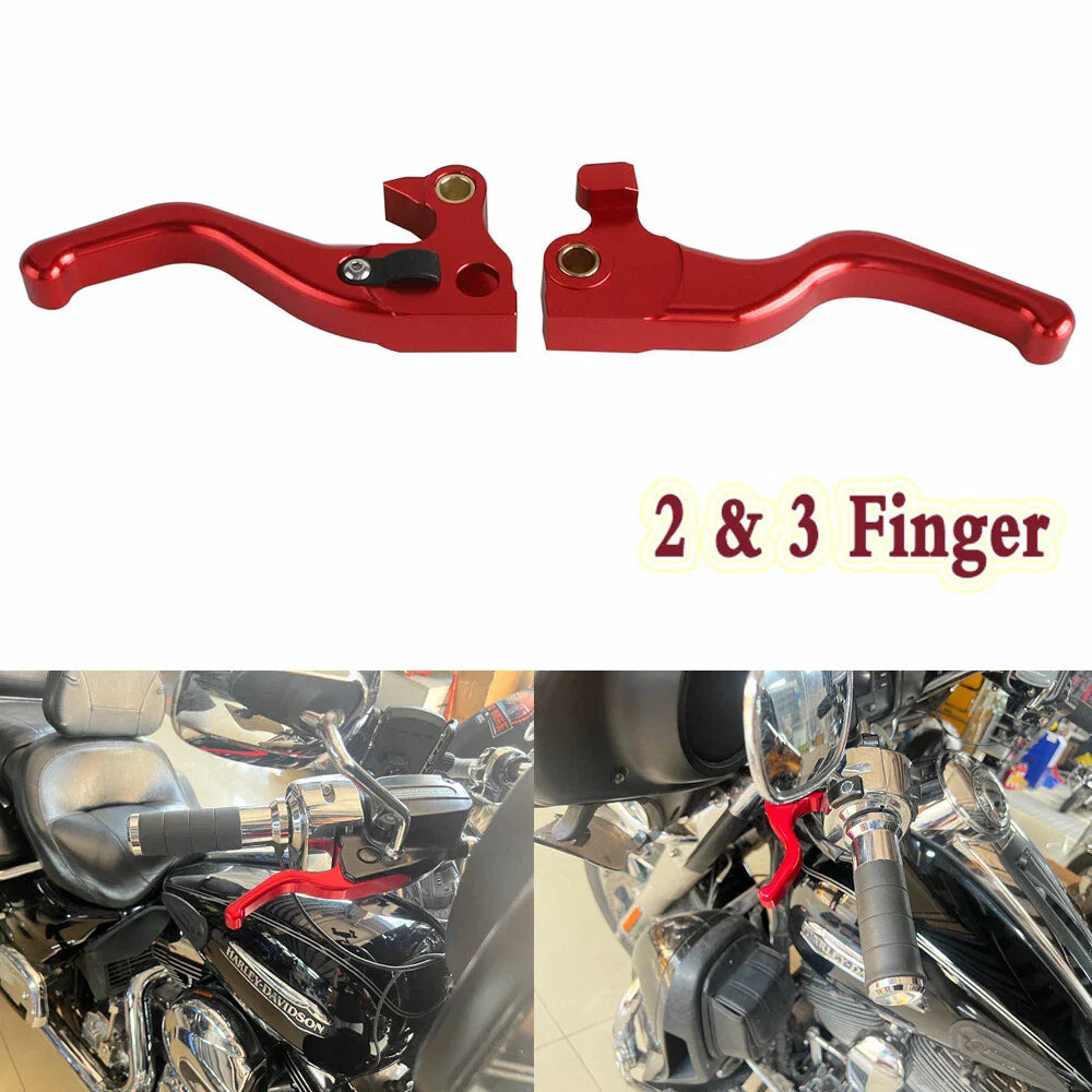 Finger Hand Brake Clutch Levers for Harley Sportster Nightster XL1200N