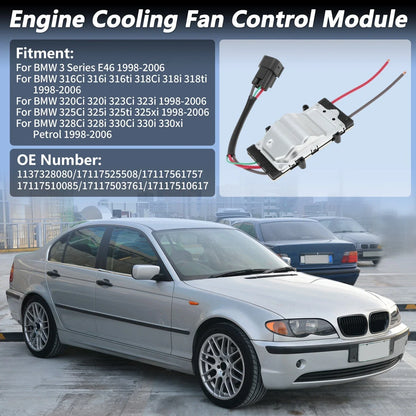 Engine Cooling Fan Control Module for BMW 3 Series E46 (1998 - 2006)