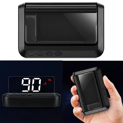 3" OBD2 Gauge HD LCD Screen HUD Digital Display for C100 Car