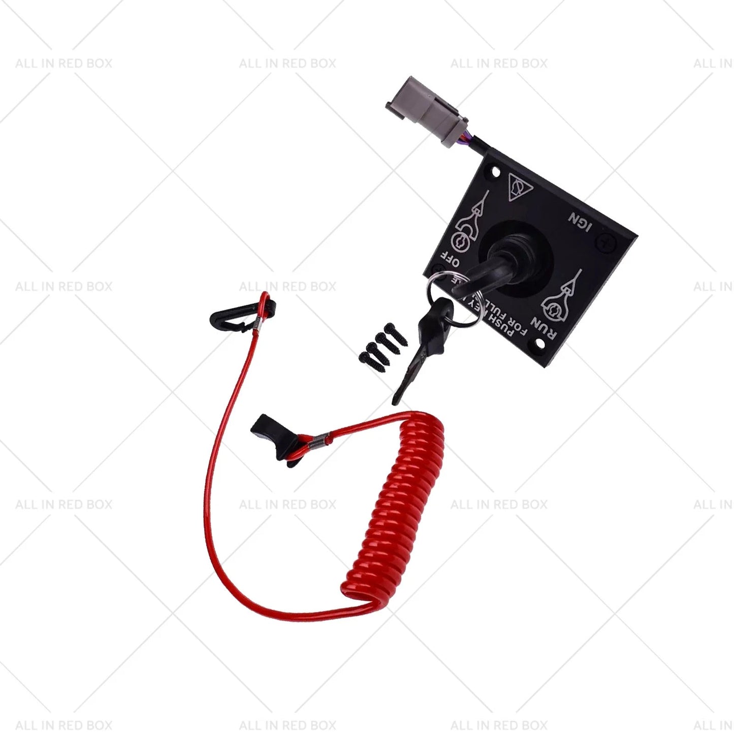 Marine Ignition Switch Panel w/ Key for Johnson Evinrude OMC