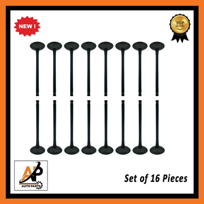 16 Inlet Valves Set OEM Replacement for Land Rover 4.4 Diesel (448DT) (2009–2013)
