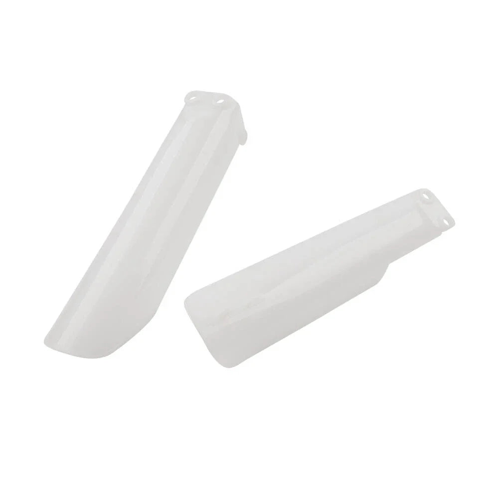 White Front Fork Guard Covers for Chinese 125-190cc Pit Dirt Bikes