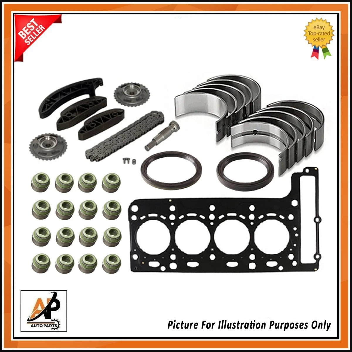 Head Gasket Rebuild Kit for Mercedes CLS GLC SLC GLK 2.1 CDI (2010–2017)