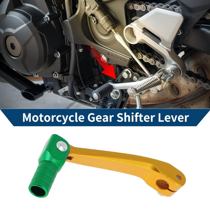 Folding Motorcycle Gear Shifter Lever for Honda CRF150F (2003-2017) Gold Green