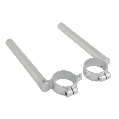 Silver Clip-On Handlebars for Suzuki GSXR600 750 (2006-2010)