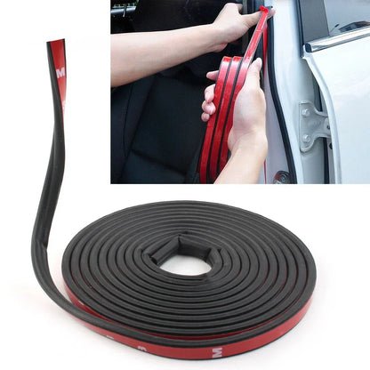 Hollow Weather-Strip Door Edge Seal 13FT B-Shape Trim for Universal Cars
