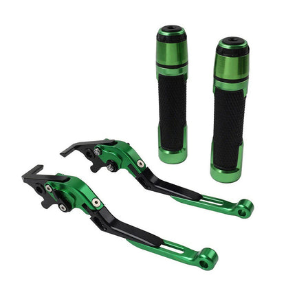 Extendable Brake Clutch Levers & Handlebar Grips for Kawasaki ZX6R/636