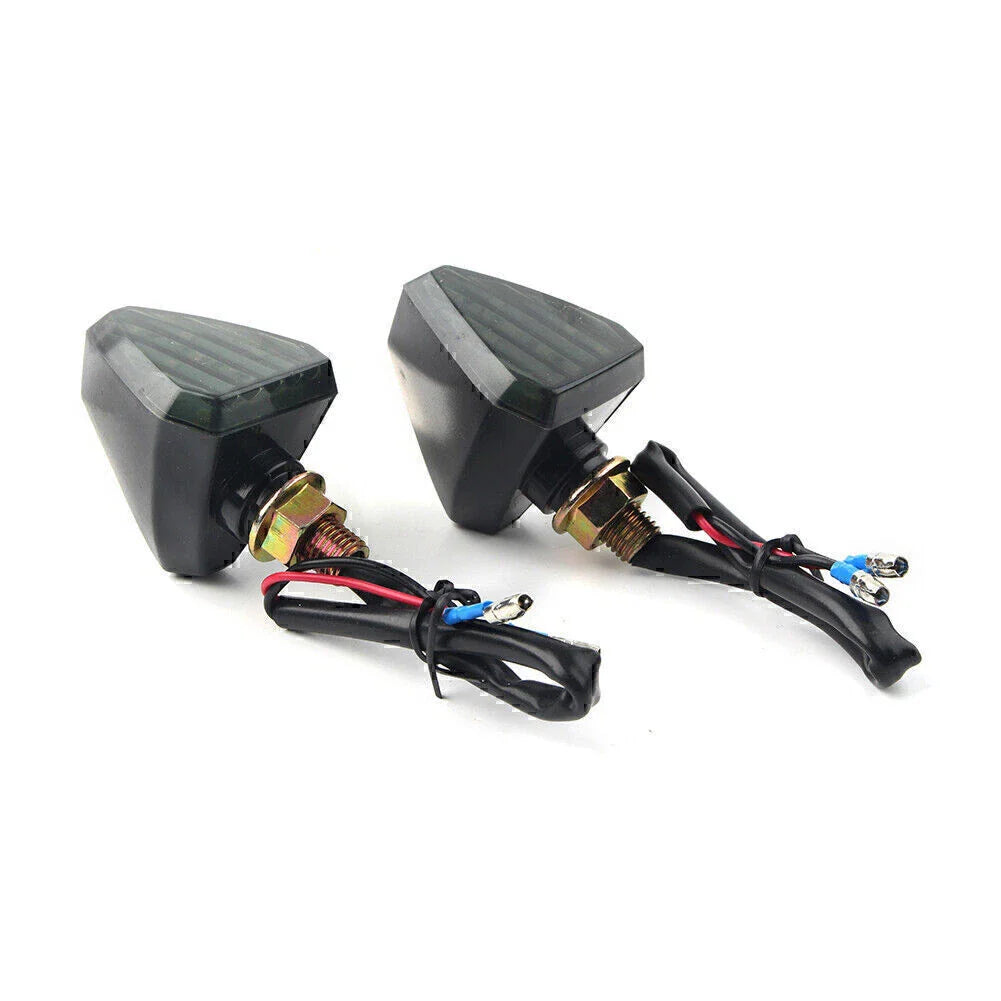 Universal Motorcycle Amber LED Turn Signal Lights for Bobber (N/A)