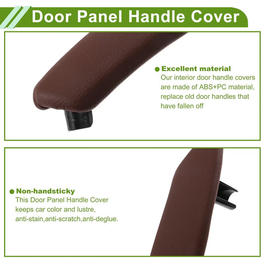 Door Panel Handle Pull Trim Cover for BMW X5 (2008 - 2013) Reddish Brown