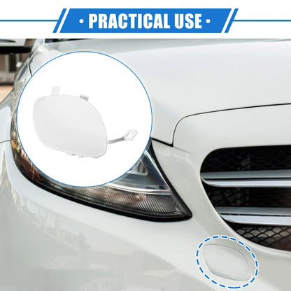 Front Bumper Tow Hook Eye Hole Cover for Mercedes-Benz E450 (2019-2020)