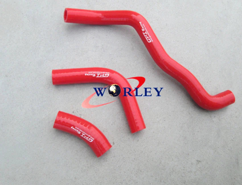 Red Silicone Radiator Hose for Suzuki DRZ400 DRZ400S DRZ400SM (2002-2011)