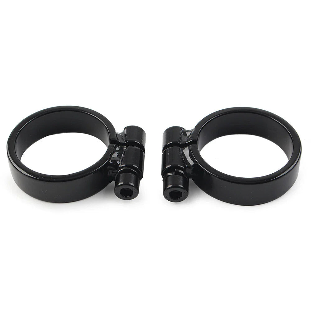 Black Exhaust Port Clamps for Harley XL Ironhead Sportster (1957-1985)