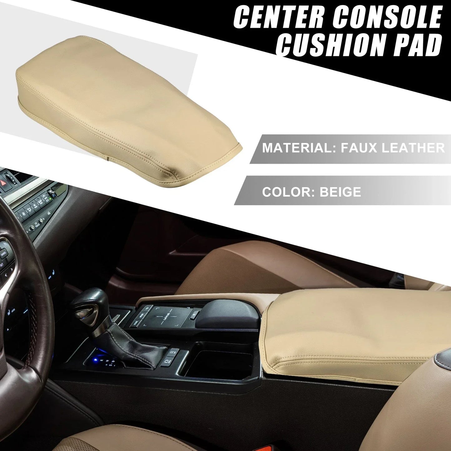 Center Console Armrest Cover for Lexus ES330 ES350 (2005-2009) Beige