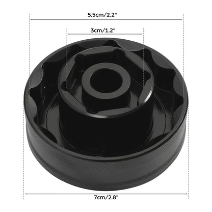 55mm+30mm Front/Rear Wheel Nut Socket Tool for Ducati Street Fighter 1098
