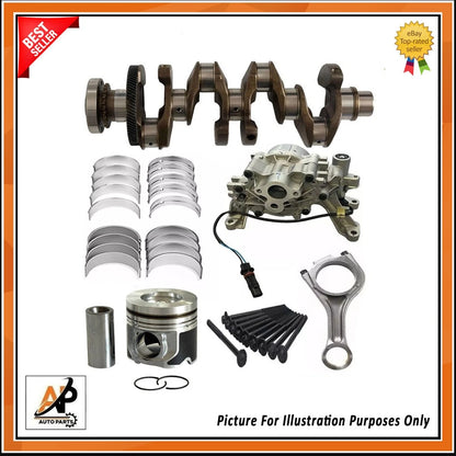 Crankshaft Rebuild Kit for Range Rover Jaguar 204DTD Alloy Steel ()