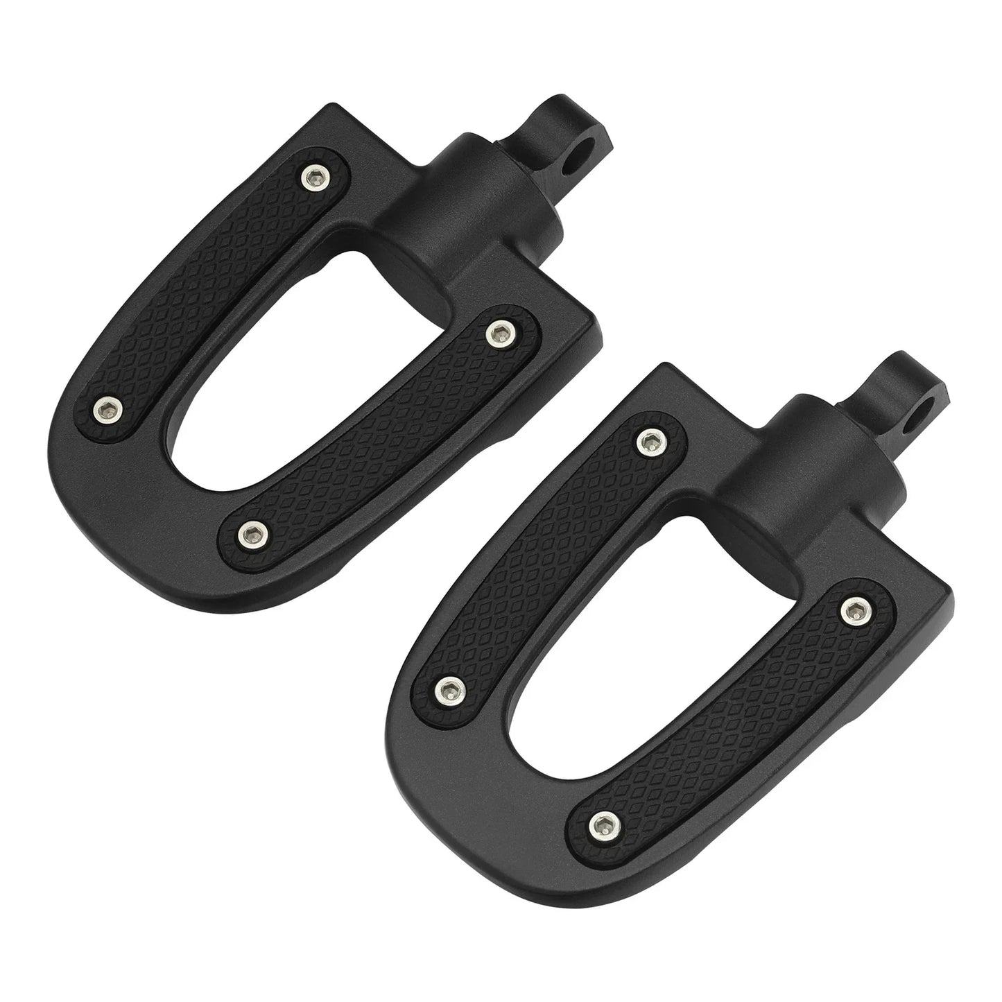 Matte Black Footpegs for Harley Road King, Street Glide (2009-2023)