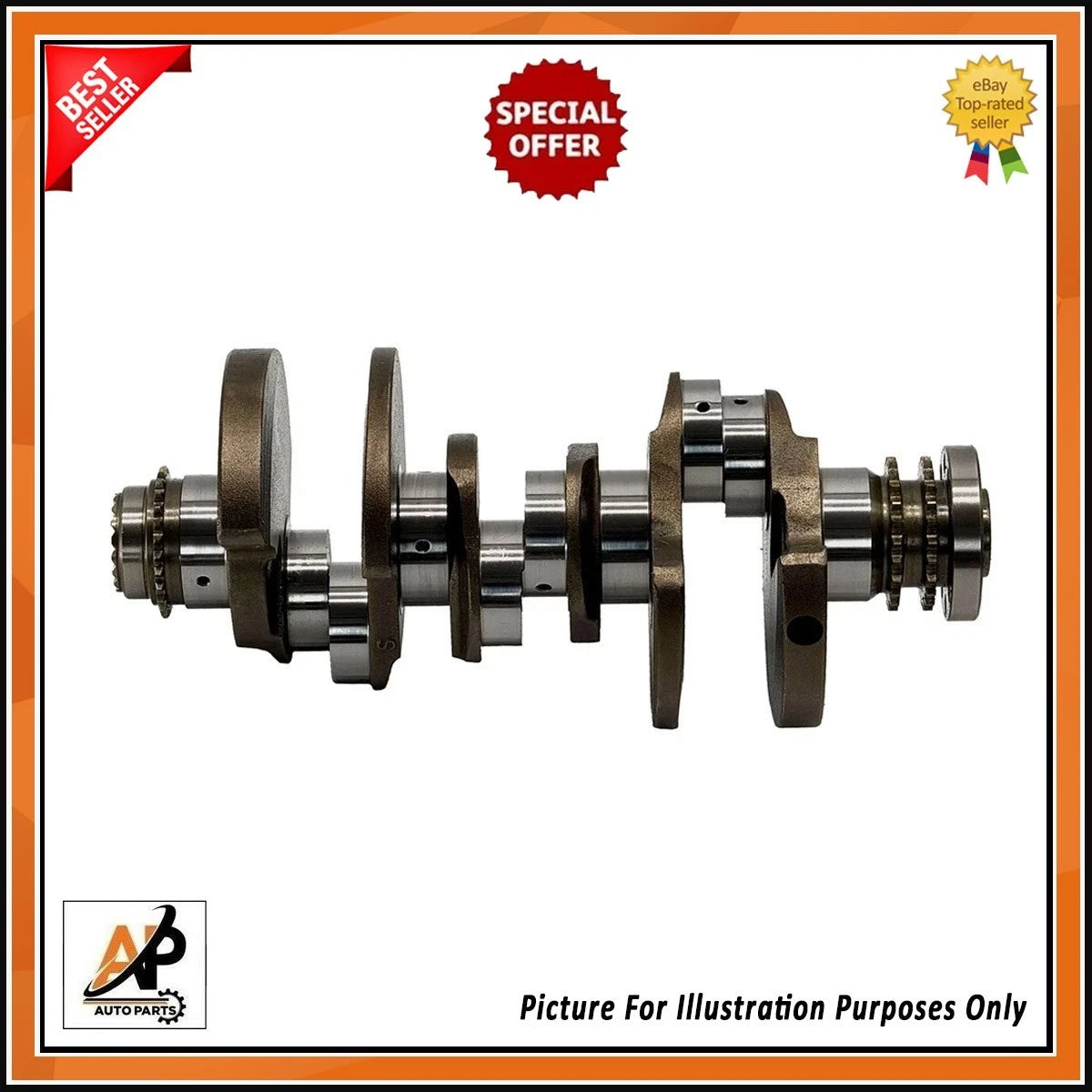 Crankshaft for Audi A4 A5 Phaeton Cayenne 3.0 TDI Diesel (2010–2015)