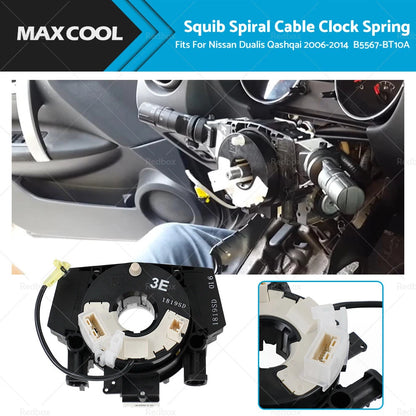 Squib Spiral Cable Clock Spring for Nissan Dualis Qashqai (2006-2014)