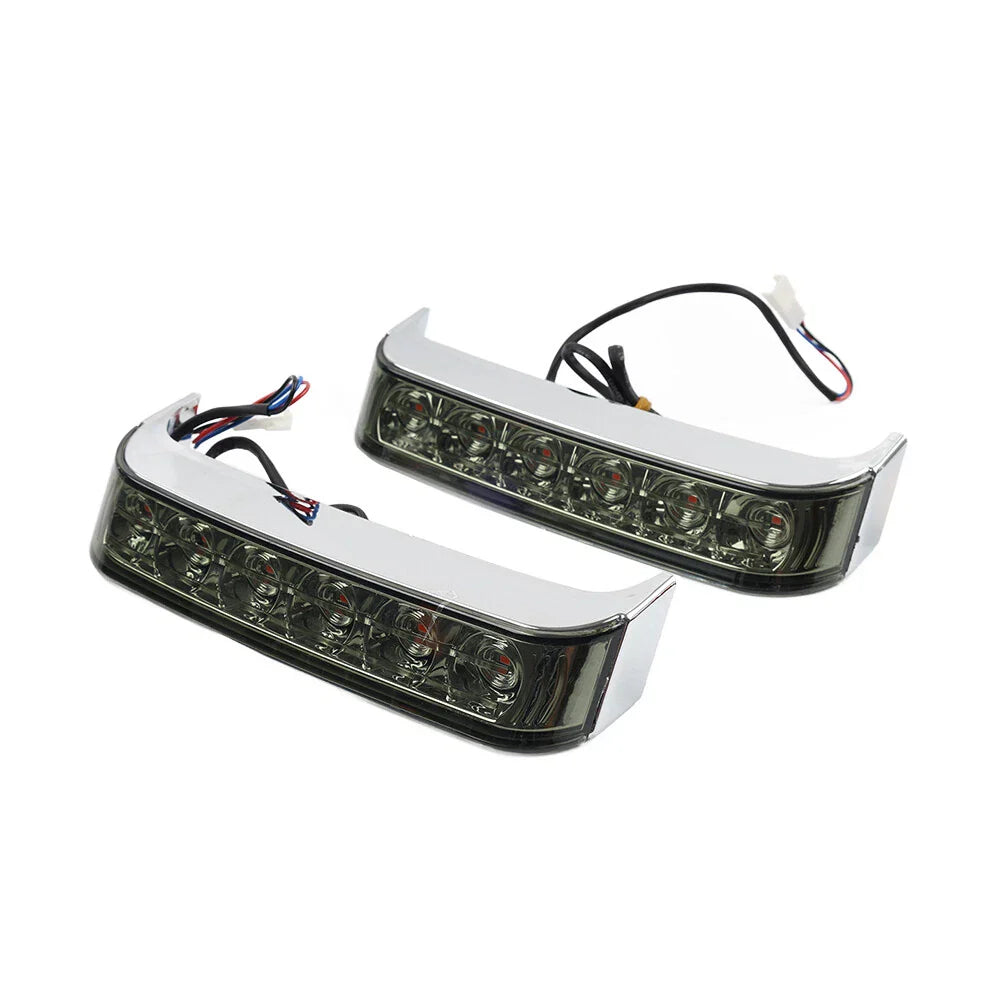 Smoke Saddlebag Run Brake Tail Light for Harley Touring Street Glide (2009-2023)