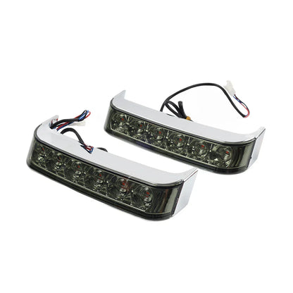 Smoke Saddlebag Run Brake Tail Light for Harley Touring Street Glide (2009-2023)