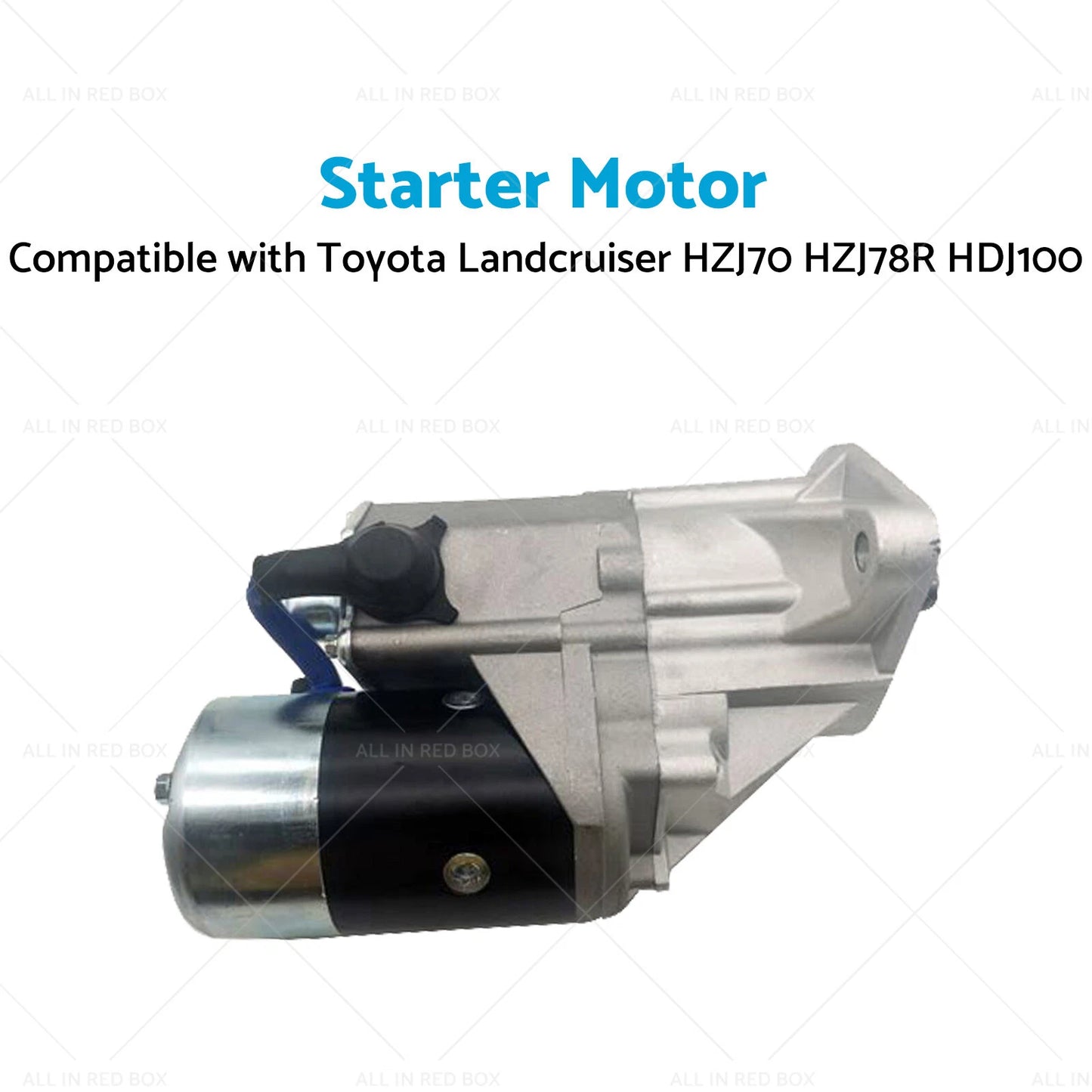 Starter Motor for Toyota Landcruiser HZJ80 HZJ105R 4.2L Diesel (1997-2007)