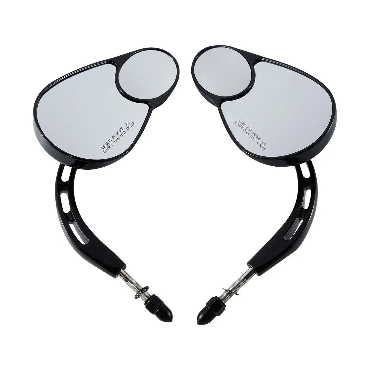 8mm Rear View Mirrors for Harley Touring Road King Tri Glide Ultra