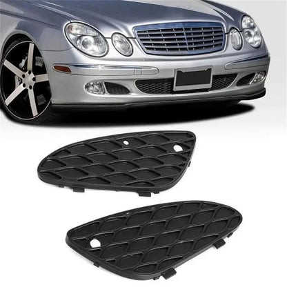 Front Bumper Grille Lower Covers for Mercedes Benz W211 E320 E500 (2003-2006)