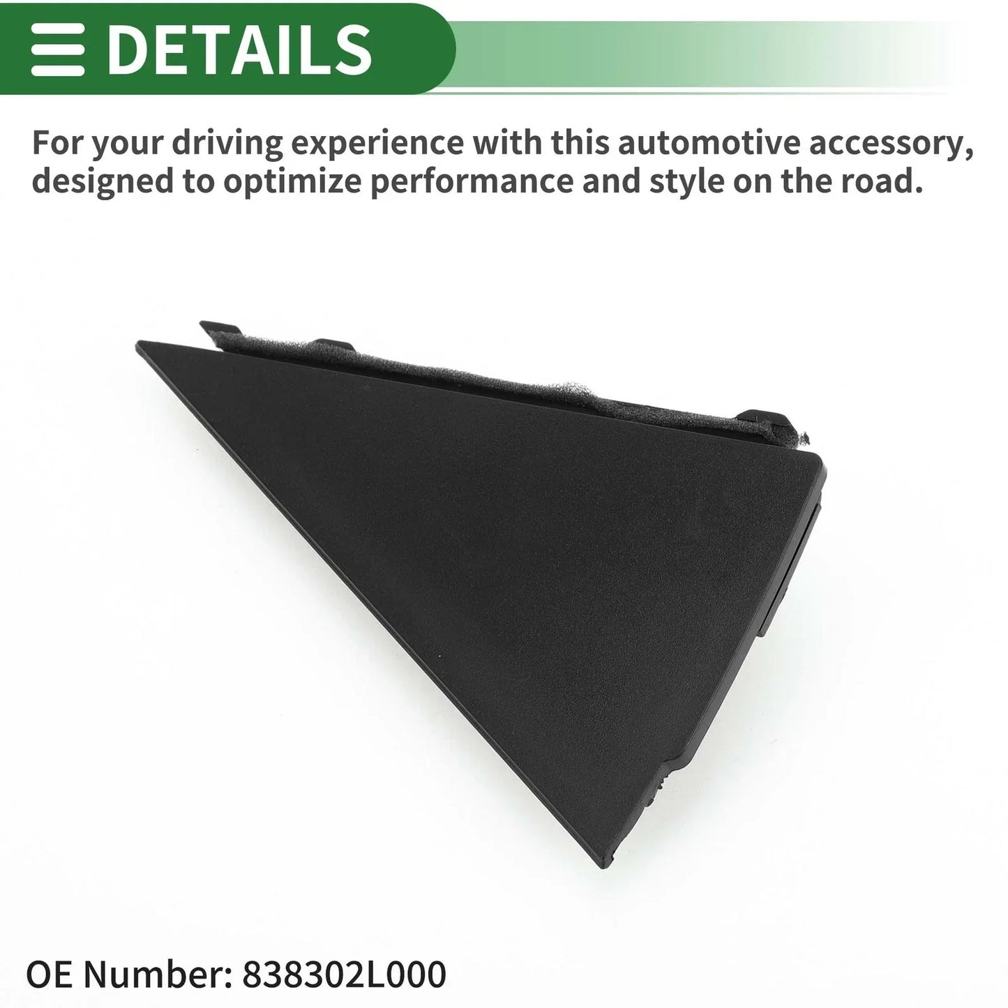 Front Left Pillar Triangle Trim for Hyundai i30 (2008)