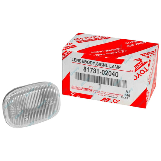 2 Genuine Toyota Clear Side Indicator Lamp Repeater Blinkers for Corolla ZZE122