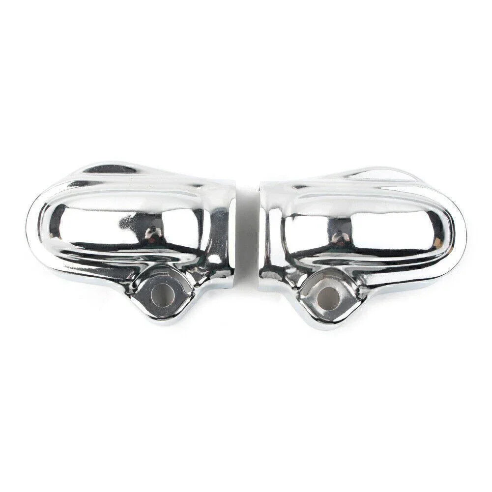 Chrome Rear Axle Nut Covers for Harley V-Rod VRSC Muscle VRSCF (2002-2017)
