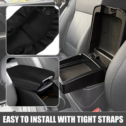 Center Console Pad Armrest Seat Box Cover Black for Hyundai Elantra (2021-2023)