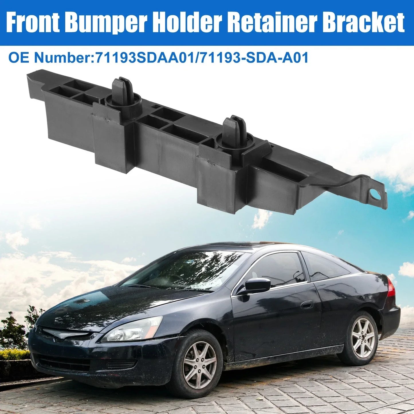 Right Side Front Bumper Mounting Support Bracket for Honda Accord (2003-2005)