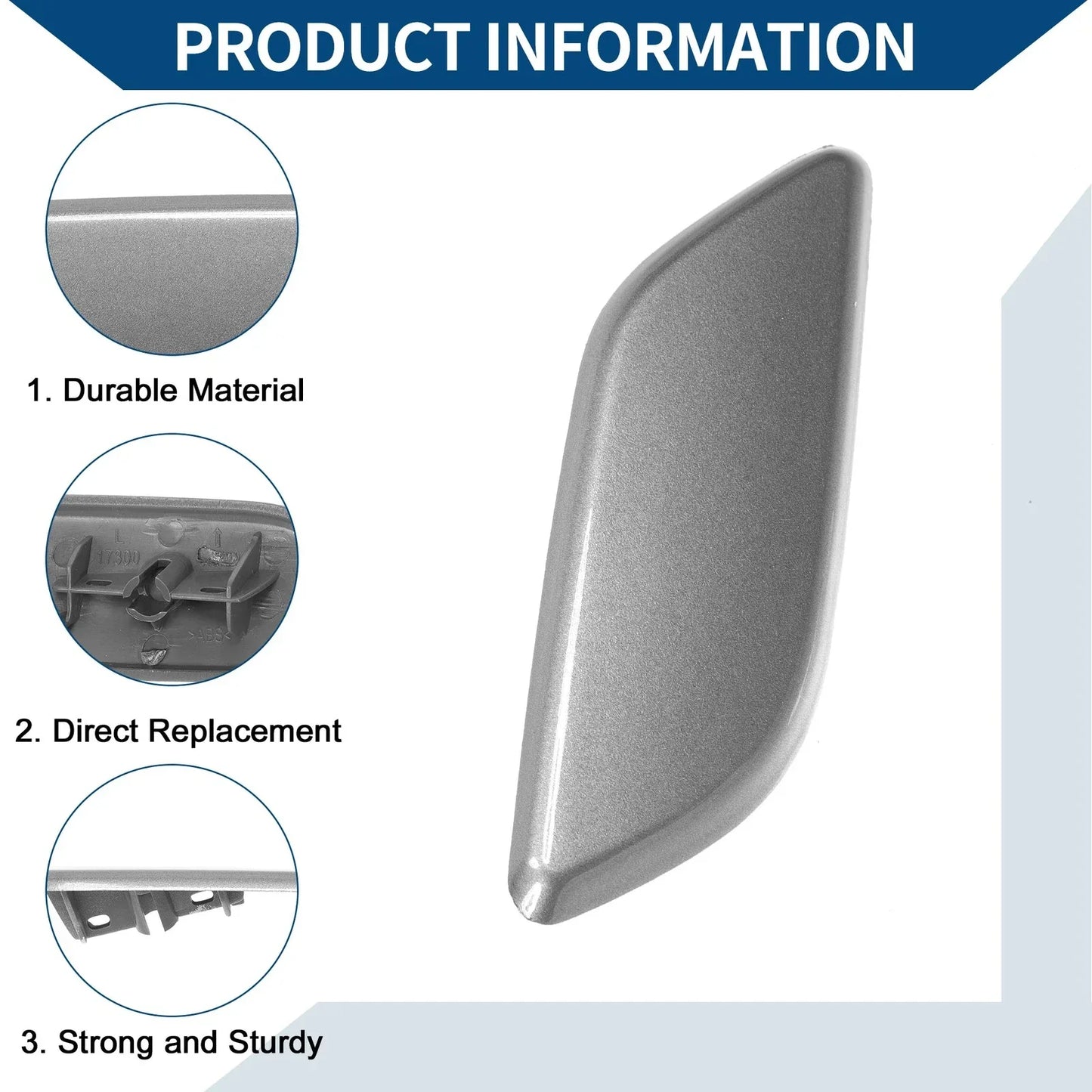 Front Right Washer Nozzle Cover for Honda Accord VIII (2008-2012) 1 x Cap