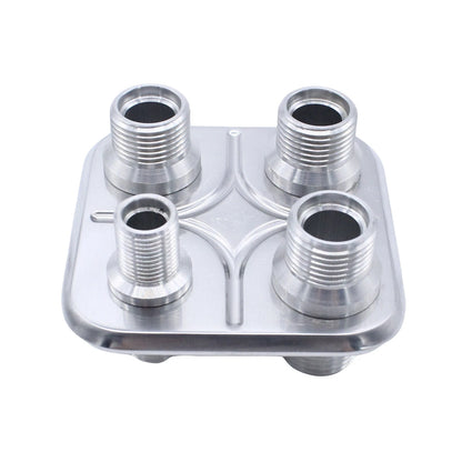 4-Port Billet Aluminum Firewall Heater & A/C Combo for Hot Rod