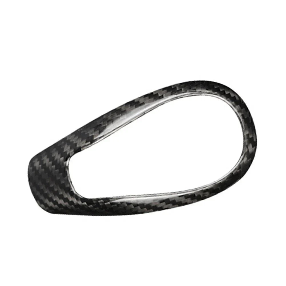 Carbon Fiber Gear Shift Knob Cover for Volvo S60 V60 XC60 V40 (2011-2023)