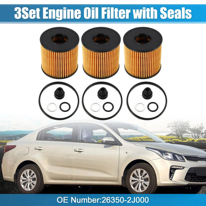 Engine Oil Filter 2 x for Hyundai Elantra 2.0L (2021-2022)