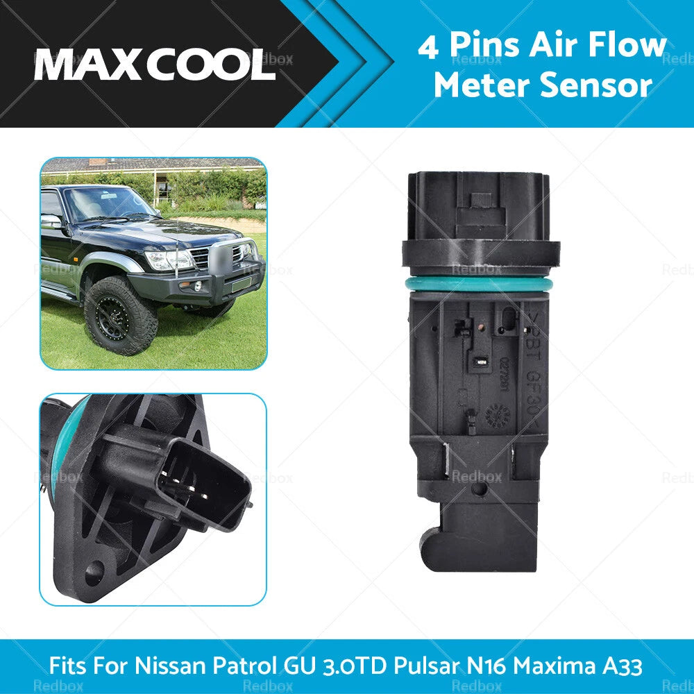 Mass Air Flow Sensor for Nissan Patrol GU, Pulsar N16, Maxima A33 (2000-2007)