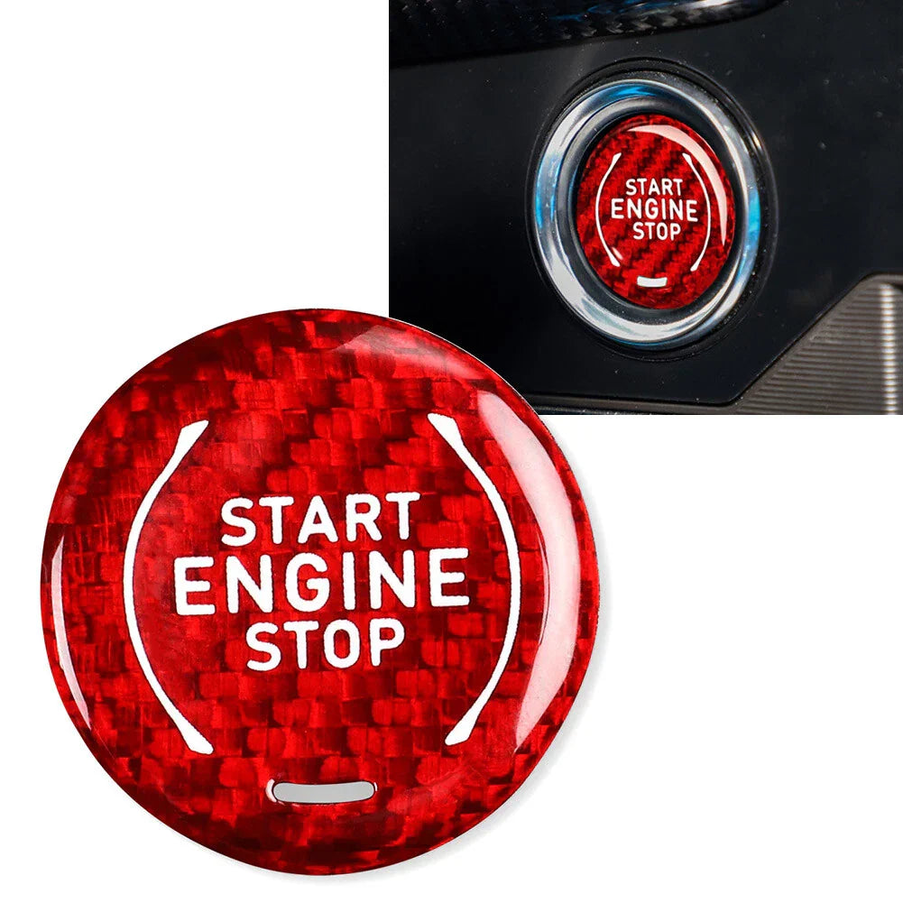 Red Engine Start Stop Button Trim for Cadillac XT4 XT6 CT5, Chevrolet, GMC