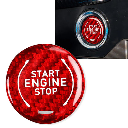 Red Engine Start Stop Button Trim for Cadillac XT4 XT6 CT5, Chevrolet, GMC