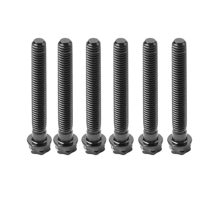 6pcs M10x50mm Titanium Torx Head Flange Screws for Motorcycle Bike