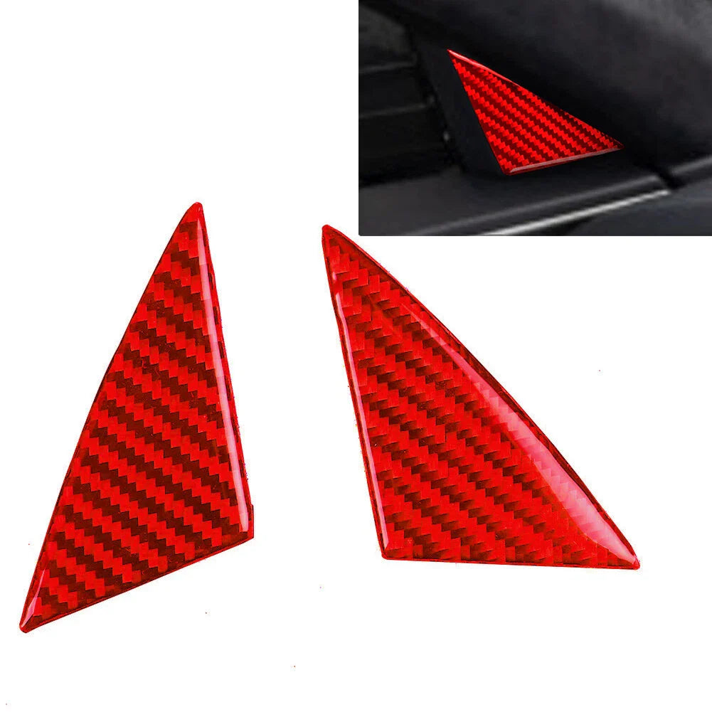 A Pillar Panel Front Triangle Cover Trim for Kia Stinger (2018-2023) Red