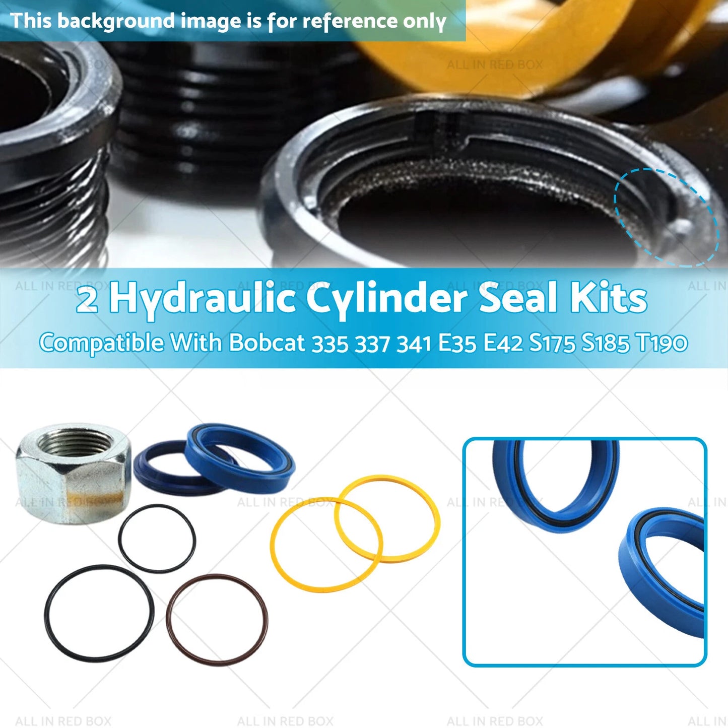 Hydraulic Cylinder Seal Kits for Bobcat 335 337 E35 S175 S185