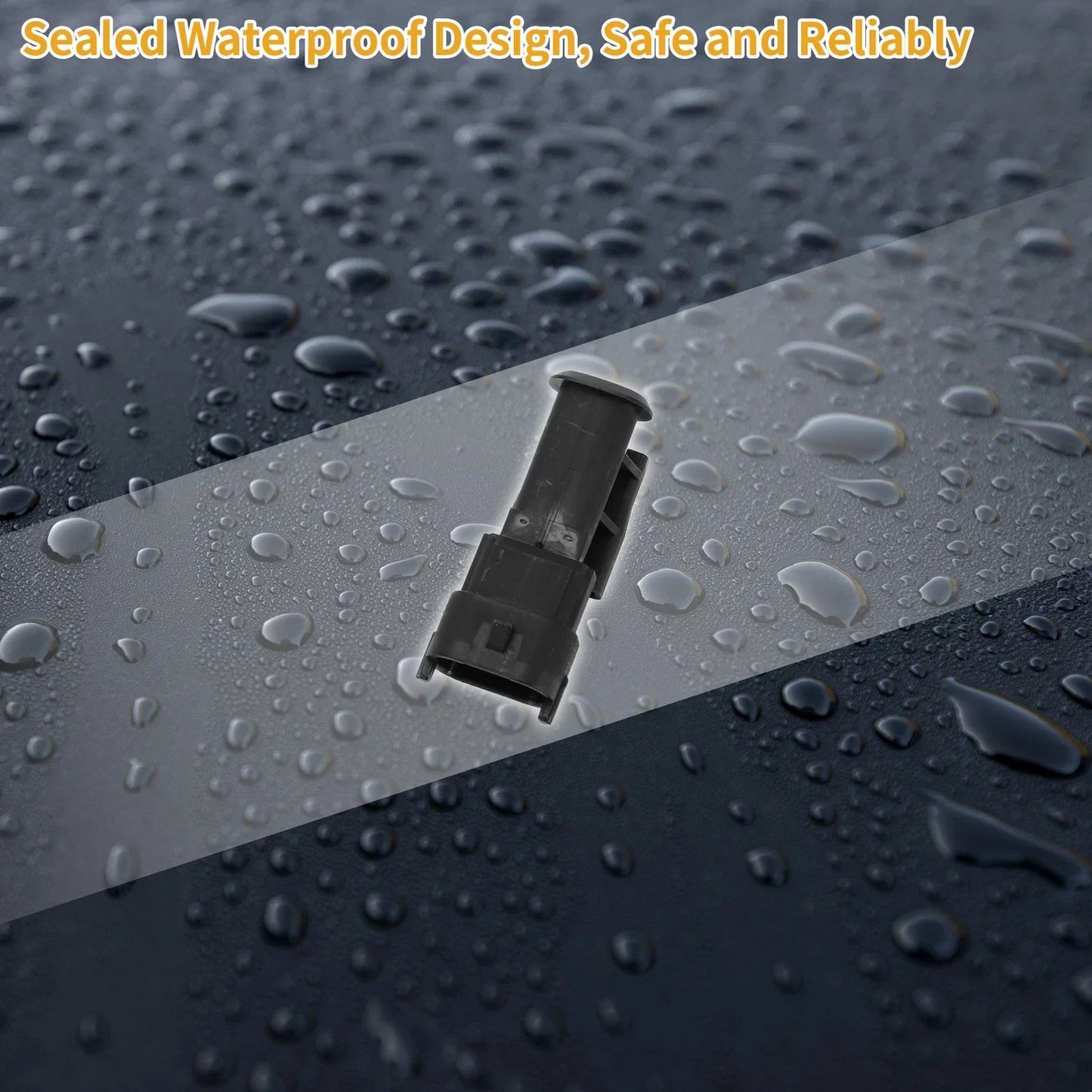 2 x Pin Fuel Injector Connector Plug for Mercedes-Benz