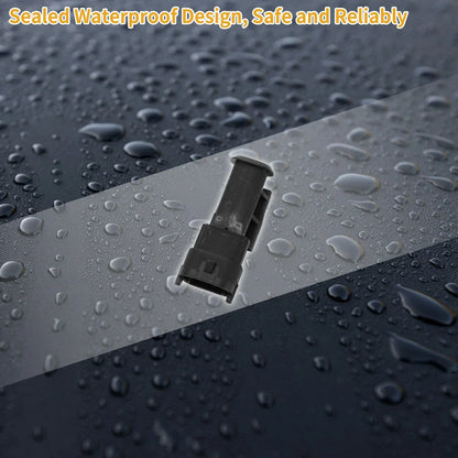 2 x Pin Fuel Injector Connector Plug for Mercedes-Benz