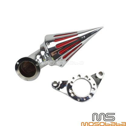 Chrome Air Intake Filter Cleaner for Harley Dyna FatBob FXDF, Street Bob FXDB