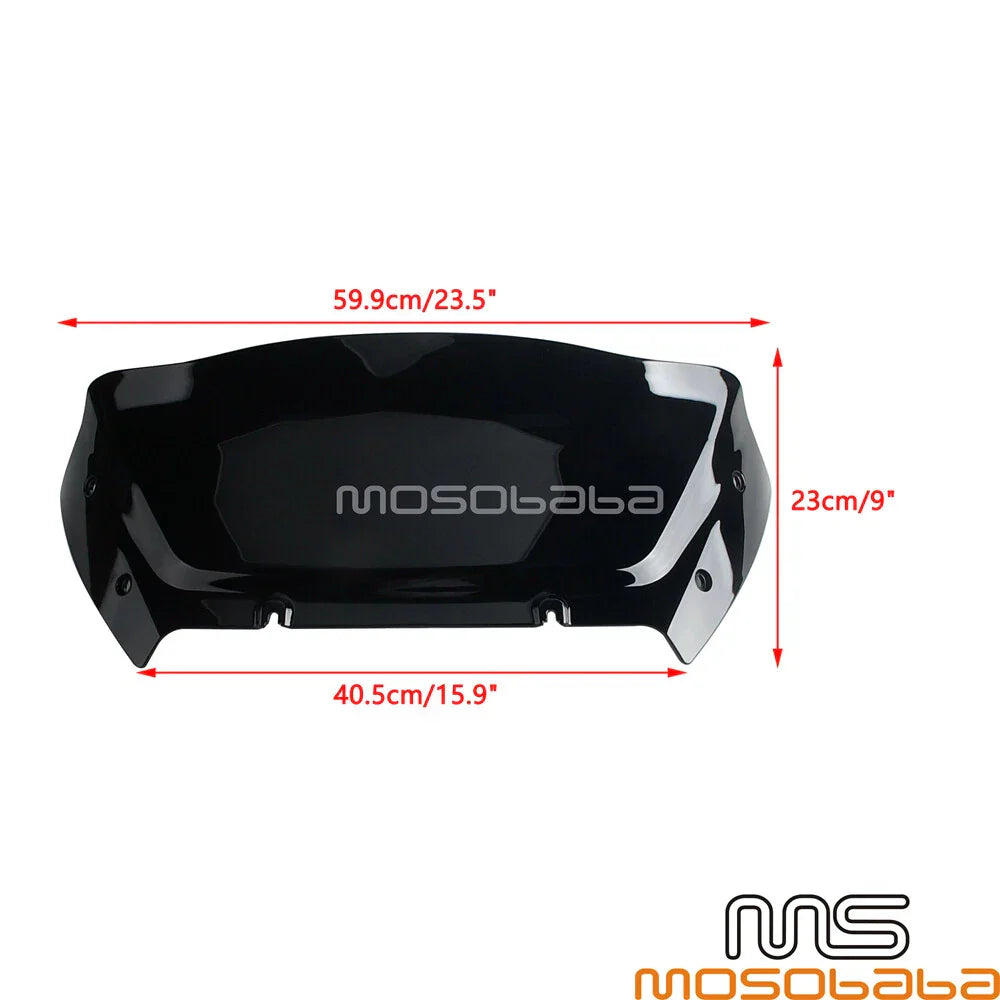 9" Front Windshield Wind Deflector for Harley FLTRXSE FLTRX FLTRXSTSE (2023-2024)