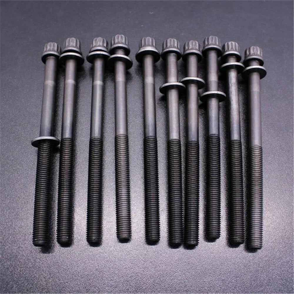 10Pcs Cylinder Head Bolt Set for Honda ES 71333 (2000-2005)